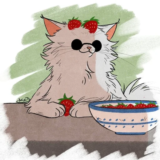 🐈 Стикер «Cat Kaisen-2 ‍⬛» для Telegram