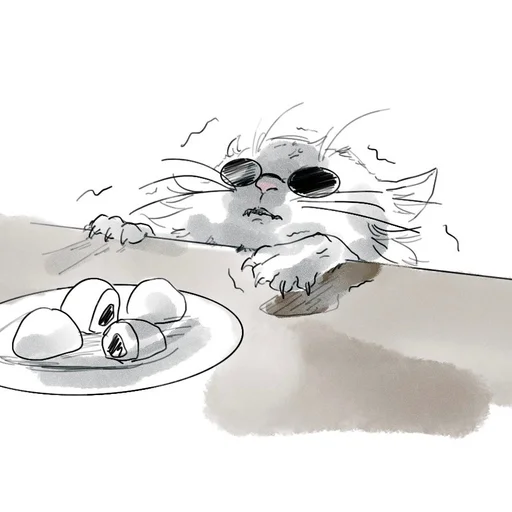 🐈 Стикер «Cat Kaisen-2 ‍⬛» для Telegram