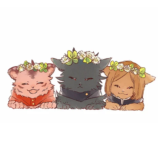 🐈 Стикер «Cat Kaisen-2 ‍⬛» для Telegram