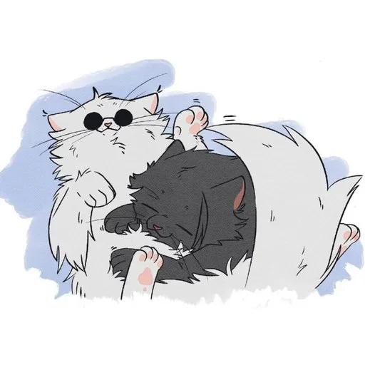 🐈 Стикер «Cat Kaisen-2 ‍⬛» для Telegram