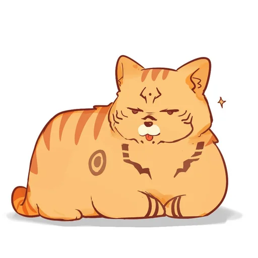 🐈 Стикер «Cat Kaisen-2 ‍⬛» для Telegram