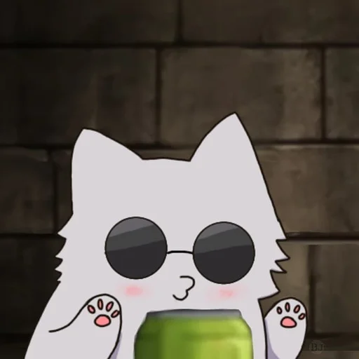 🐈 Стикер «Cat Kaisen-2 ‍⬛» для Telegram