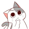 🤔 Эмодзи «catkitelat» для Telegram