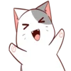 ☺️ Эмодзи «catkitelat» для Telegram
