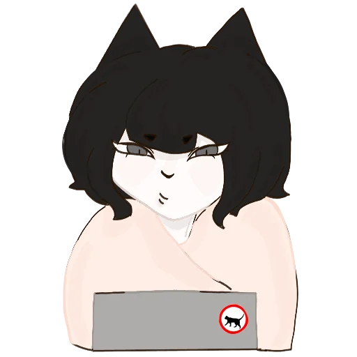 📴 Стикер «Кошка Клео» для Telegram