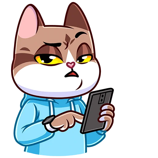 😒 Стикер «Котэус без текста» для Telegram