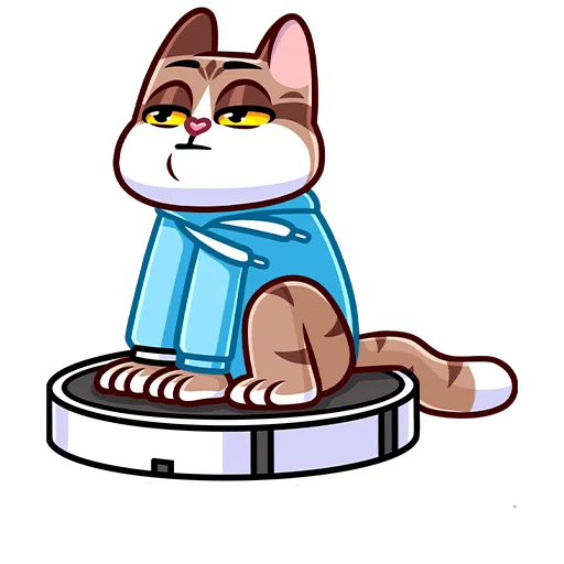 😏 Стикер «Котэус без текста» для Telegram
