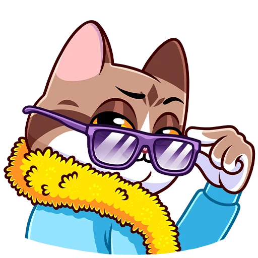 🧐 Стикер «Котэус без текста» для Telegram