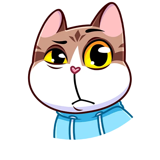 🤨 Стикер «Котэус без текста» для Telegram