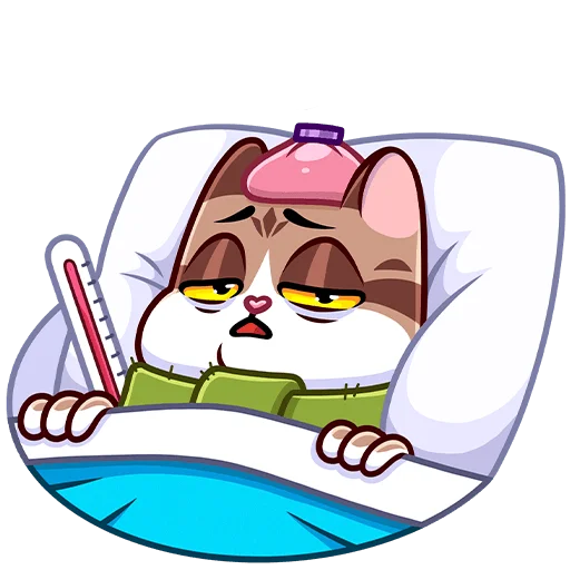 🤒 Стикер «Котэус без текста» для Telegram