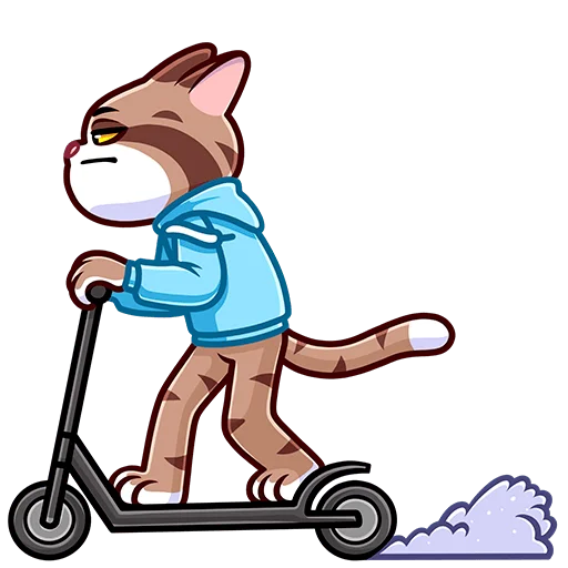 💨 Стикер «Котэус без текста» для Telegram