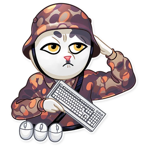 ⌨ Стикер «Catler» для Telegram