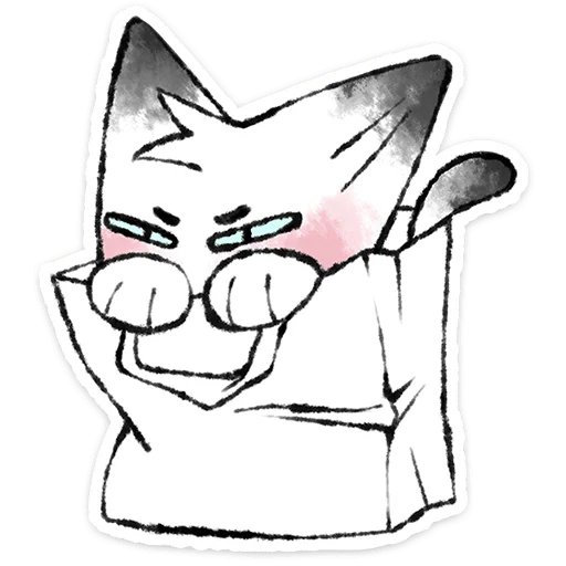 🐱 Стикер «Марк» для Telegram