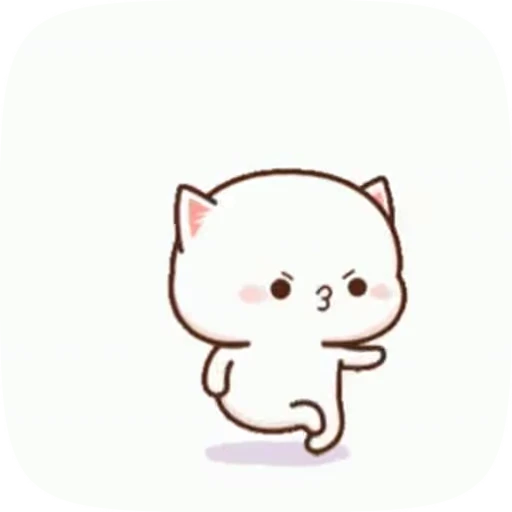 😒 Стикер «cute cat mochi» для Telegram