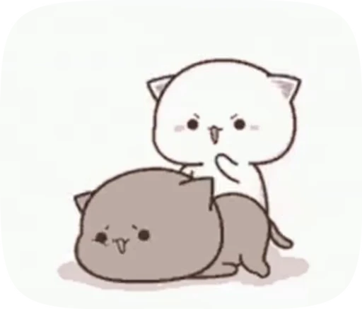 😡 Стикер «cute cat mochi» для Telegram