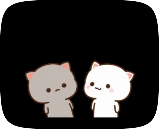 😘 Стикер «cute cat mochi» для Telegram