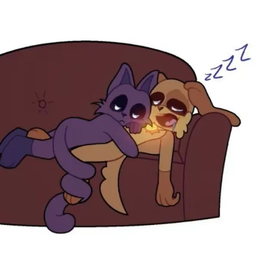 💤 Стикер «DOGDAY and CATNAP» для Telegram