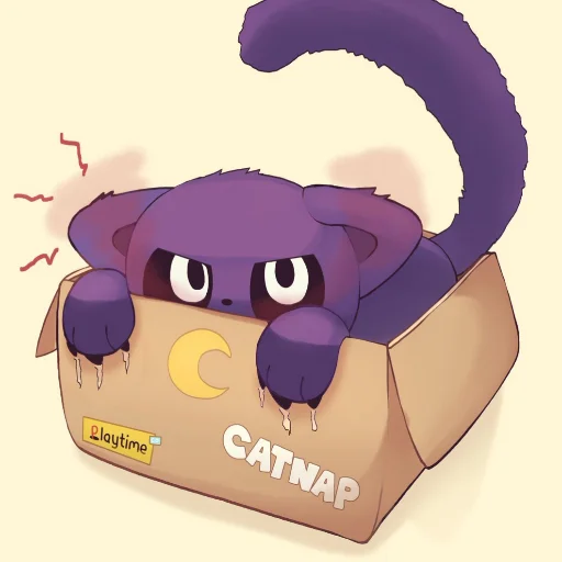 🌙 Стикер «DOGDAY and CATNAP» для Telegram