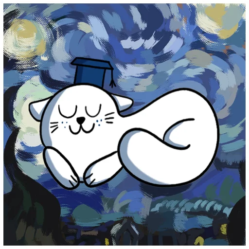 🌃 Стикер «Cat NCFU» для Telegram