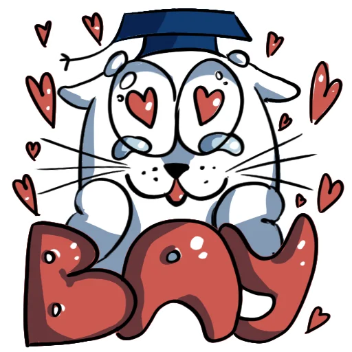 😍 Стикер «Cat NCFU» для Telegram