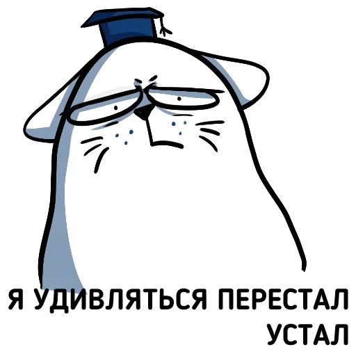 😩 Стикер «Cat NCFU» для Telegram