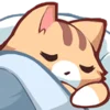 😴 Эмодзи «catnyaa» для Telegram