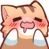 🥴 Эмодзи «catnyaa» для Telegram
