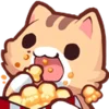 🍿 Эмодзи «catnyaa» для Telegram