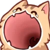 😲 Эмодзи «catnyaa» для Telegram