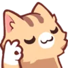 👌 Эмодзи «catnyaa» для Telegram