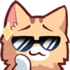😎 Эмодзи «catnyaa» для Telegram
