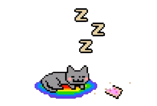 😴 Стикер «Nyan Cat» для Telegram