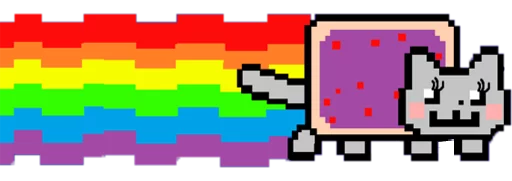 👩 Стикер «Nyan Cat» для Telegram