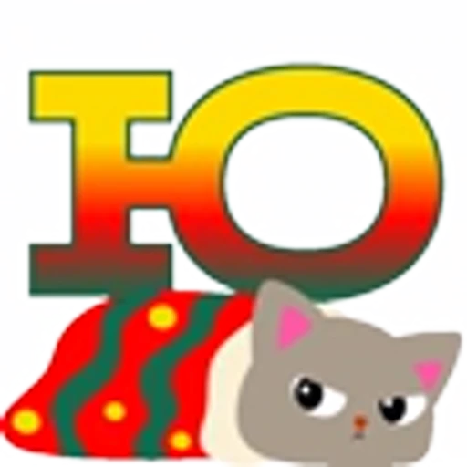 👏 Эмодзи «Котозима Шрифт» для Telegram