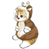 Стикер 5 Новогодние котики