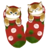 Стикер 10 Новогодние котики
