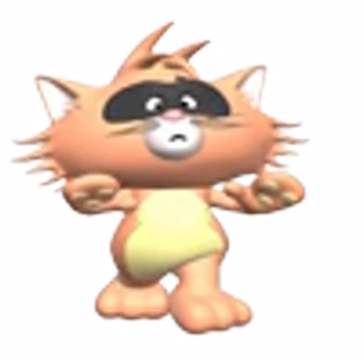 🤫 Эмодзи «3D cats» для Telegram