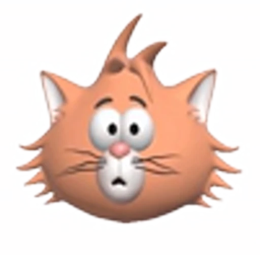 😨 Эмодзи «3D cats» для Telegram