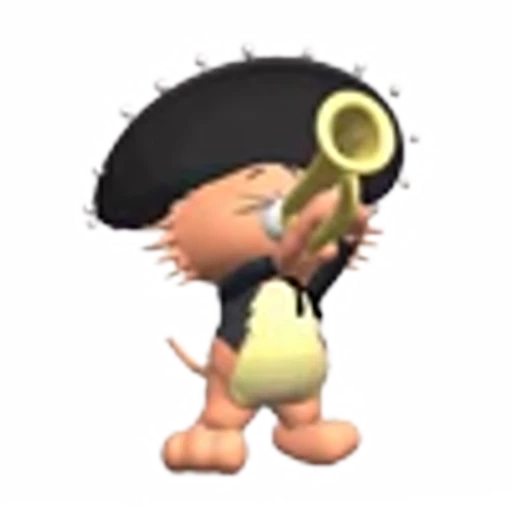 🎺 Эмодзи «3D cats» для Telegram