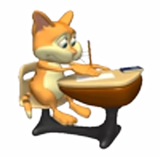 🏫 Эмодзи «3D cats» для Telegram
