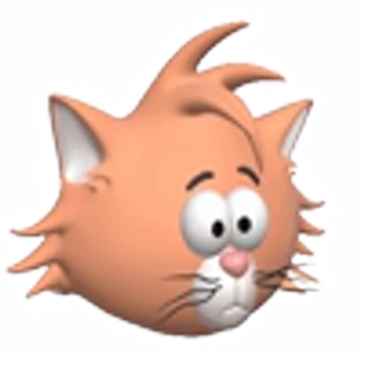 😶 Эмодзи «3D cats» для Telegram