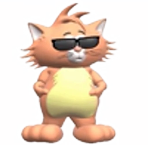 😎 Эмодзи «3D cats» для Telegram