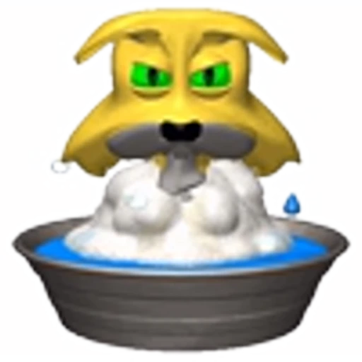 🛁 Эмодзи «3D cats» для Telegram
