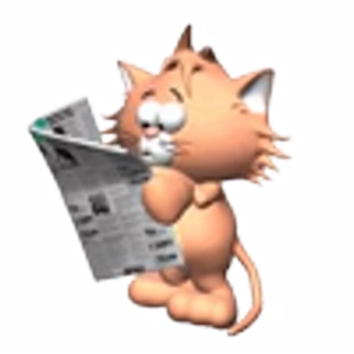 📰 Эмодзи «3D cats» для Telegram
