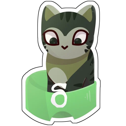 Стикерпак Котики антибиотики для Telegram — скачать