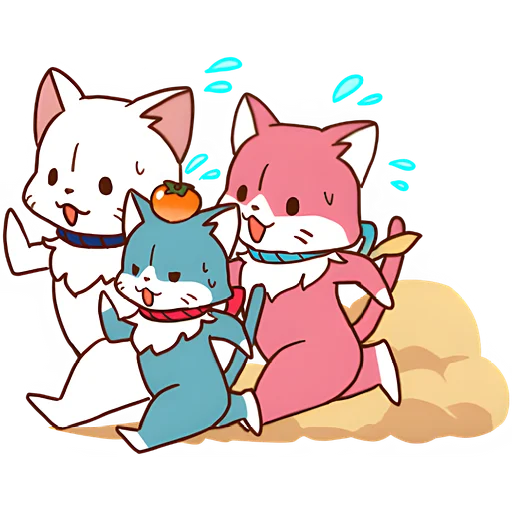 🏃‍♀ Стикер «Коты братаны» для Telegram
