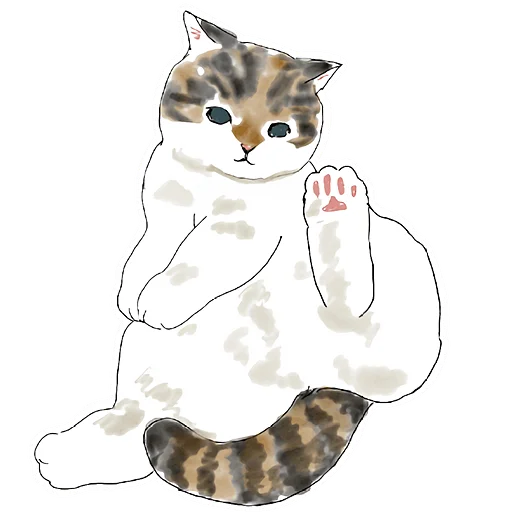 🫤 Стикер «Кошачий чат 2» для Telegram