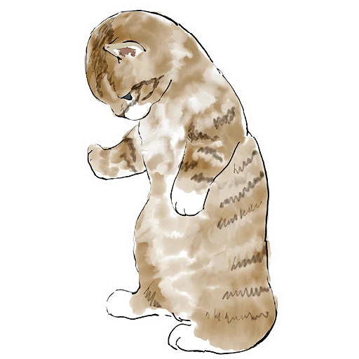 🫷 Стикер «Кошачий чат 2» для Telegram