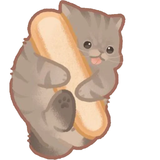 🥖 Стикер «Милые котики» для Telegram