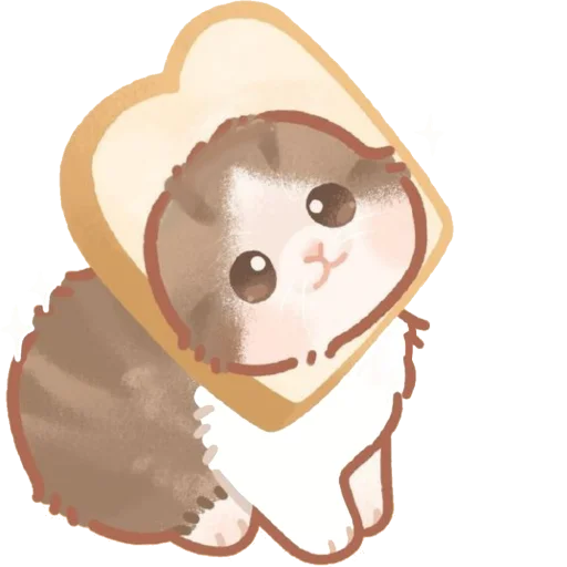 🍞 Стикер «Милые котики» для Telegram